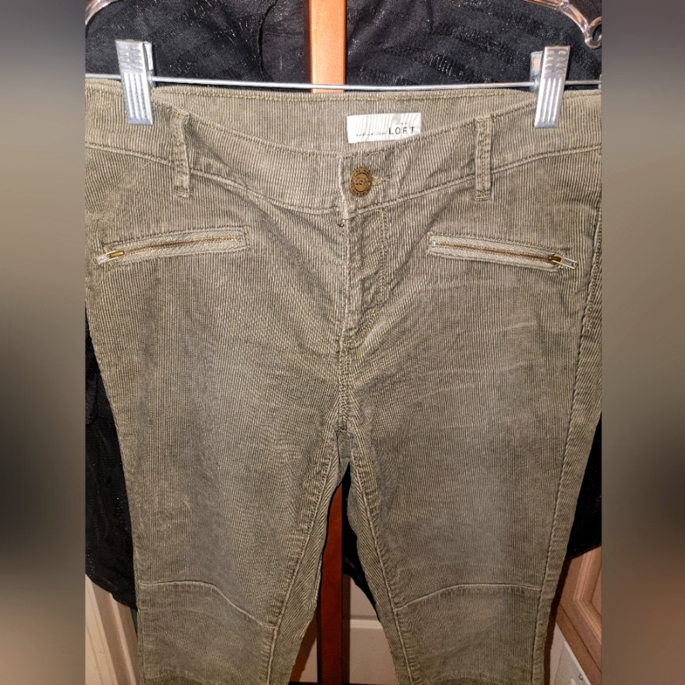 Olive Women's Corduroy Jeans petite size 4
